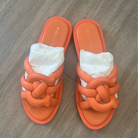 Coach Georgie Leather Sandal - Picture 2 of 3